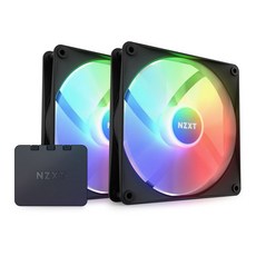 F120RGB 코어 - 120mm RGB 팬 트리플 컨트롤러 팩 블랙 포함, 140mm, 블랙.