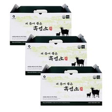 옻가네 내 몸에 좋은 흑염소 진 80ml x 30포 3박스, 2.4kg
