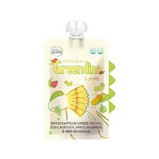 [오가닉디노] 순수한 아기주스 트로피칼, 청포도맛, 100ml