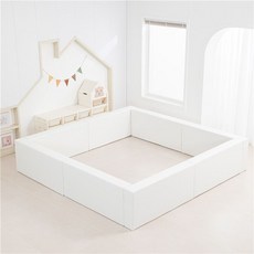 사각 볼 풀장 대형 인텍스 에어 소형 야외 튜브 가족풀장 실내 유아 물놀이, C. 화이트 펜스 2.4X2.4