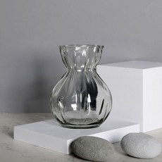 玻璃花瓶 透明水養花瓶 客廳鮮花插花裝飾擺件, 福袋 透明