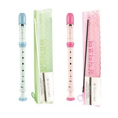 소프라노 리코더 저먼식 입문용 교육용 악기, 1개, 그린