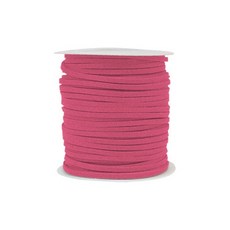 韓國絨皮繩 絨皮繩 麂皮繩 緞帶 麂絨繩 皮繩 絨繩 項鍊 吊飾項鍊手鍊 麂皮線 綁繩 皮線 花束包裝 禮品包裝 博美, 6-02722 50碼 山茶粉色, 1個