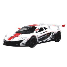 마이카 다이캐스트 금속 1:22 맥라렌 P1 GTR 모델 자동차 모형 피규어 장식, 1개, 01.화이트