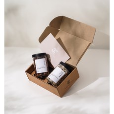 머스코바도 호두강정 정과 답례품 원통형 2구(호두강정만)(170g*2ea), 2개, 170g