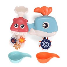 Zhijing 폭포 역 욕조와 소녀와 유아를위한 목욕 장난감 장난감(Colorful), 1개, 화려한