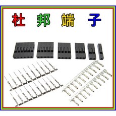 買酷小舖 杜邦端子 2.54mm 間距 杜邦塑膠殼 杜邦接頭 公母針, 1個, 杜邦公端子(10個)