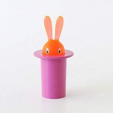ALESSI Magic Bunny 魔法兔 牙籤筒 正品 三色可選 義大利設計 居家裝飾, 螢光粉, 1個