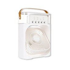 冷霧風扇 水冷扇 制冷電風扇 USB電風扇 冷氣 桌上風扇, 白色, 噴霧風扇