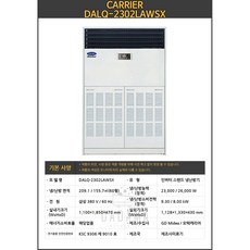 캐리어 스탠드 인버터 냉난방기 80평형 업소용 공장용 DALQ2902LAWSX, 일반배관형