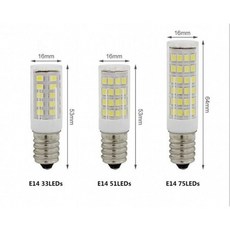 1 개/몫 9W 12W E14 LED 냉장고 전구 옥수수 AC 220V 램프 화이트/따뜻한 화이트 SMD2835 할로겐 빛 교체, 없음, 25) 자연광 - 12W-그렇습니다