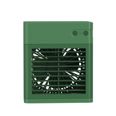 USB充電冷風扇 便攜式製冷納涼 移動式空調 水冷扇, 綠色