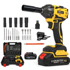 우스틴스 브러시리스 리튬배터리 임팩 전동렌치, 1개, 배터리 1개, 본품 + 배터리1개