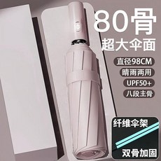 全自動雨傘加大男款雙人摺疊太陽傘晴雨兩用防曬遮陽傘 副廠商品