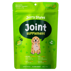 동물병원 강아지 관절 영양제 제리스타일스 조인트 파우치 51chews, 51정, 뼈/관절강화, 1개