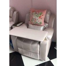 전동 리클라이너 미용실용 다용도 1인용 네일아트 의자 발족욕 가능, 패키지 A, 3.진주색