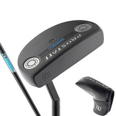 윌슨 골프 Wilson Golf 남성 프로 스태프 PROSTAFF MT012 퍼터 로프트 3도 무광 블랙 Ecoating 오리지널 스틸 223907, 34.0