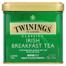 Twinings 클래식스 아이리시 브렉퍼스트 루스 티 100g(3.53oz) Twinings (트와이닝), 100g, 1