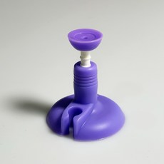 겨울 제자리 1초 티업 골프티 고무티 실리콘티 드라이버티 티샷 높이조절, 퍼플, 1개