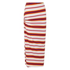 라반 스트라이프 드레이프 스커트