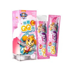 【齒妍堂】汪汪隊無糖QQ凍，含乳酸鈣、益生菌、葉黃素、維生素C, 1個, 水蜜桃