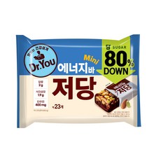 오리온 닥터유 에너지바 미니 저당, 324g, 10개