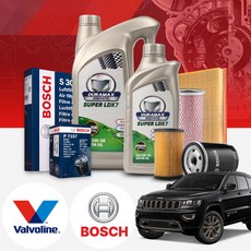 지프 그랜드체로키 3.0CRD 디젤 발보린 LDX7 5W30 엔진오일 필터 패키지