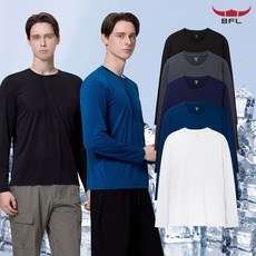 디퍼디 남성 스포츠 등산 골프이너 기능성 냉감 라운드 긴팔 쿨티셔츠