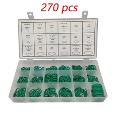 니트릴 씰링 개스킷 키트 내유광 고온 수리 상자 배관 멀티모달 와셔 고무 오링, 01 270pcs green