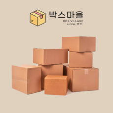 박스마을 택배 우체국 사이즈 무지 이사 박스, 5개