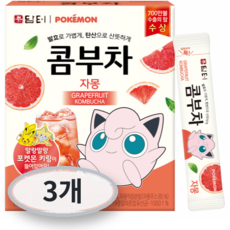 담터 포켓몬 콤부차 자몽 30개, 5g, 30개입, 3개