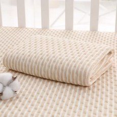 防水隔尿墊 嬰兒床墊 溢奶墊 尿布墊, 1個, 80*100防水隔尿墊(棕白條紋)