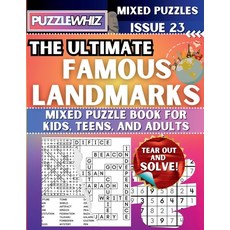 (영문도서) The Ultimate Famous Landmarks Mixed Puzzle Book for Kids Teens and Adults: 16... Paperback, Puzzlewhiz, English, 9798330452118