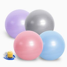 썸피트 요가 필라테스 다이어트 대형 짐볼 65cm, 썸피트 짐볼 55cm, 실버그레이