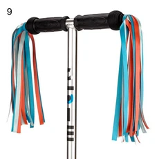 세발 자전거 핸들 바 스쿠터 부품 태슬 스트리머 장식 14세 이상 소녀 사이클링 액세서리 2 개, 10 7