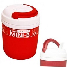 3.3l 물통 3리터 손잡이 대용량 휴대용 물통 아웃도어 스포츠 피크닉 스티로폼 보냉통 캠핑용 야외용