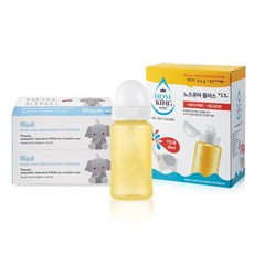 노즈큐어 어린이 코세척기 세트 + 노즈킹키즈 분말 120p, 1세트