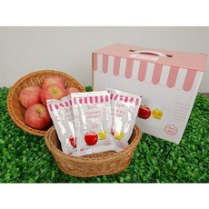 청다한 청송 사과즙 물타지 않은 순수 사과즙 NFC 착즙 50포, 1박스, 120ml