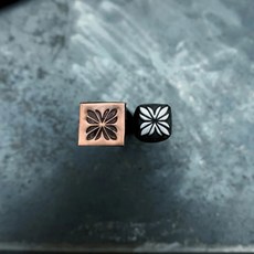 사각 빈티지 패턴 금속 스탬핑 펀치 보석 펀칭 도구 스틸 스탬퍼 실버 팔찌 가죽 맞춤형 로고 프레스 8mm, 04 NO.7   8mm