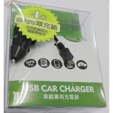小牛蛙 micro USB 車充 4米, Black