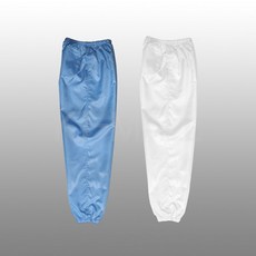 KJ 방진복 하의(주머니 세 개) 제전복 무진복 제전방진복 클린복 크린룸 반도체 정전기방지 작업복 바지, 1개, 스카이블루-XL(100), 스카이블루