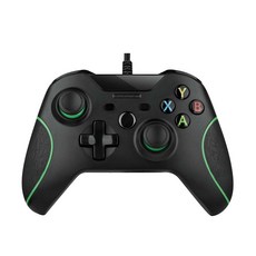 XBOX ONE 有線搖桿 (副廠) - 支援 PC360 / XBOX主機 / Steam 遊戲, 1個, 黑色