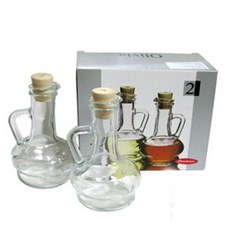 파샤바체 오일병 소스병 드레싱 용기 260ml 2p, 원뿔형2인조