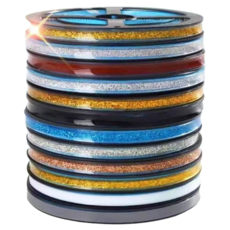 깔끔착 셀프 욕실줄눈테이프 테두리, 반짝실버펄, 2개