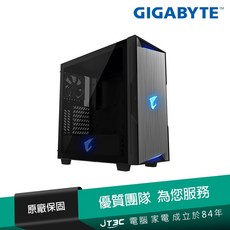 技嘉 Gigabyte AORUS C300 GLASS ATX 黑化玻璃透側機殼 全景玻璃側板 支援多個散熱器 內建防塵濾網