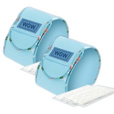 와우한빛 숨쉬는 매너벨트, 2개, 1개입, 소형