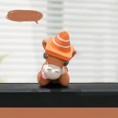 귀여운 대형 화이트 구스 디스플레이 장식 사무실 인테리어 선물, 1개, 길 장애 말