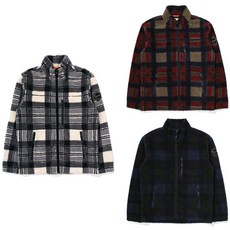 [백화점정품] K2 남성용 간절기 자켓 비숑 체크 플리스