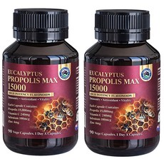 [1+1 이벤트] 호주 헬씨 패밀리 프로폴리스 맥스 15000 아연 셀레늄 비타민C, 2개, 90정