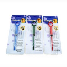 THE한량몰 반려동물알약주입기 강아지고양이전용약먹이기도구 복용, 그린, 1개